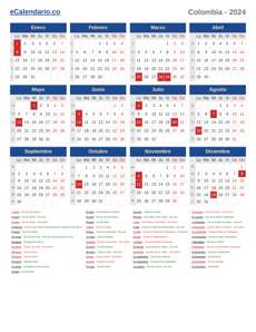 Calendario 2024