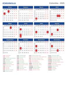 Calendario 2025
